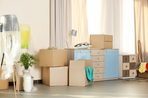 People using selfstorage in Ealing to create more room at home