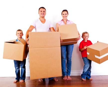 Organized storage space for sofas, tables, and chairs in Ealing