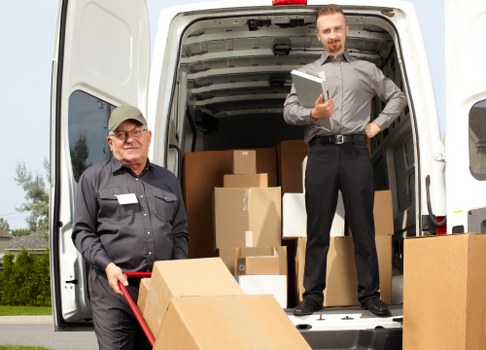 Professional packing services in Ealing preparing boxes for a home move