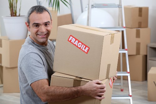 Removal van for small removals in Ealing outside residential properties
