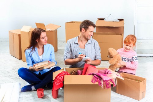 Packing and storage for a family home in Ealing