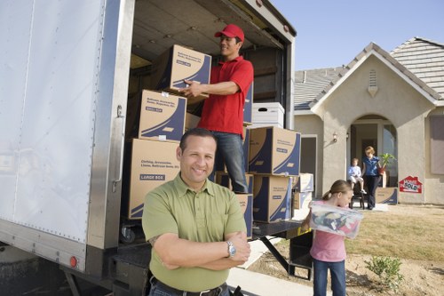 Stored household items illustrating cubic-yard pricing