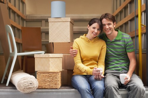 A move-out load from an Ealing apartment quoted by volume