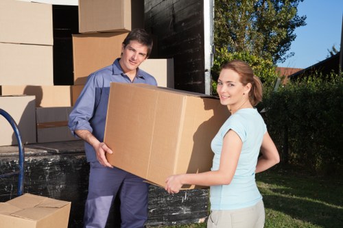 Risk assessment and site safety checks inside a self storage facility in Ealing